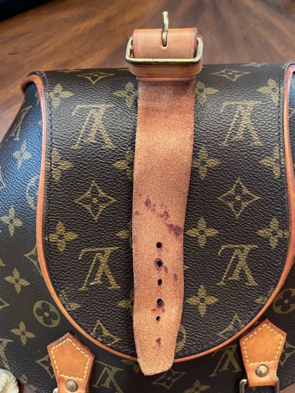 Louise Vuitton Paris made in France luggage tag - Picture 2 of 5